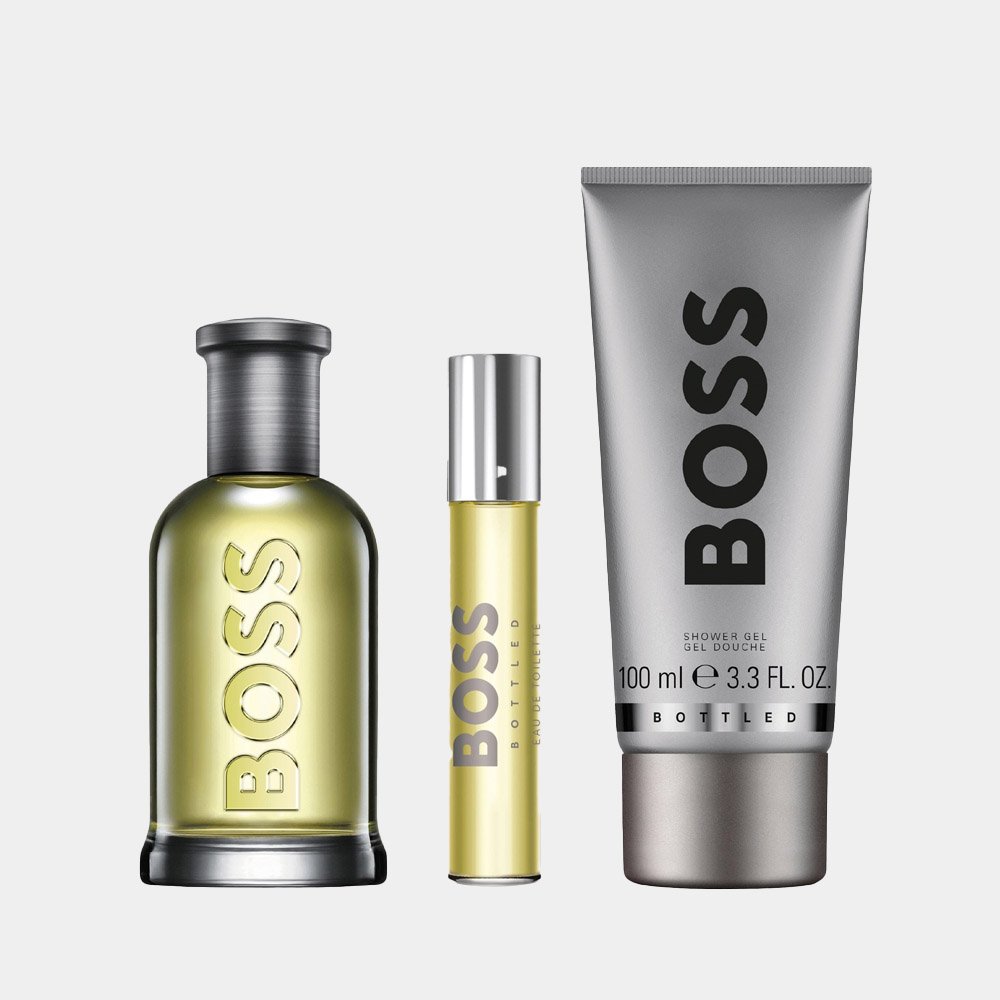Hugo Boss Bottled Eau de Toilette 100ML & 10ML With Shower Gel 100ML Gift Set