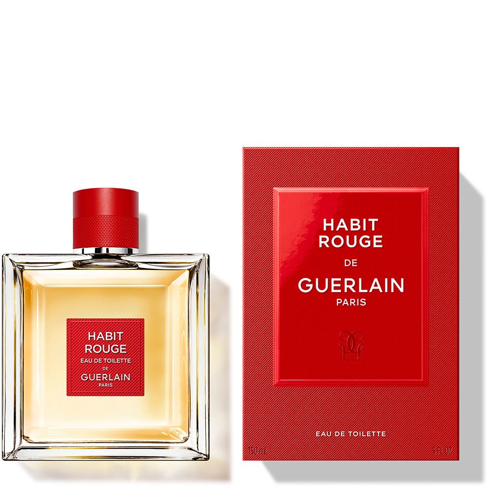 166642-2 Guerlain Habit Rouge Eau de Parfum For Men 100ML