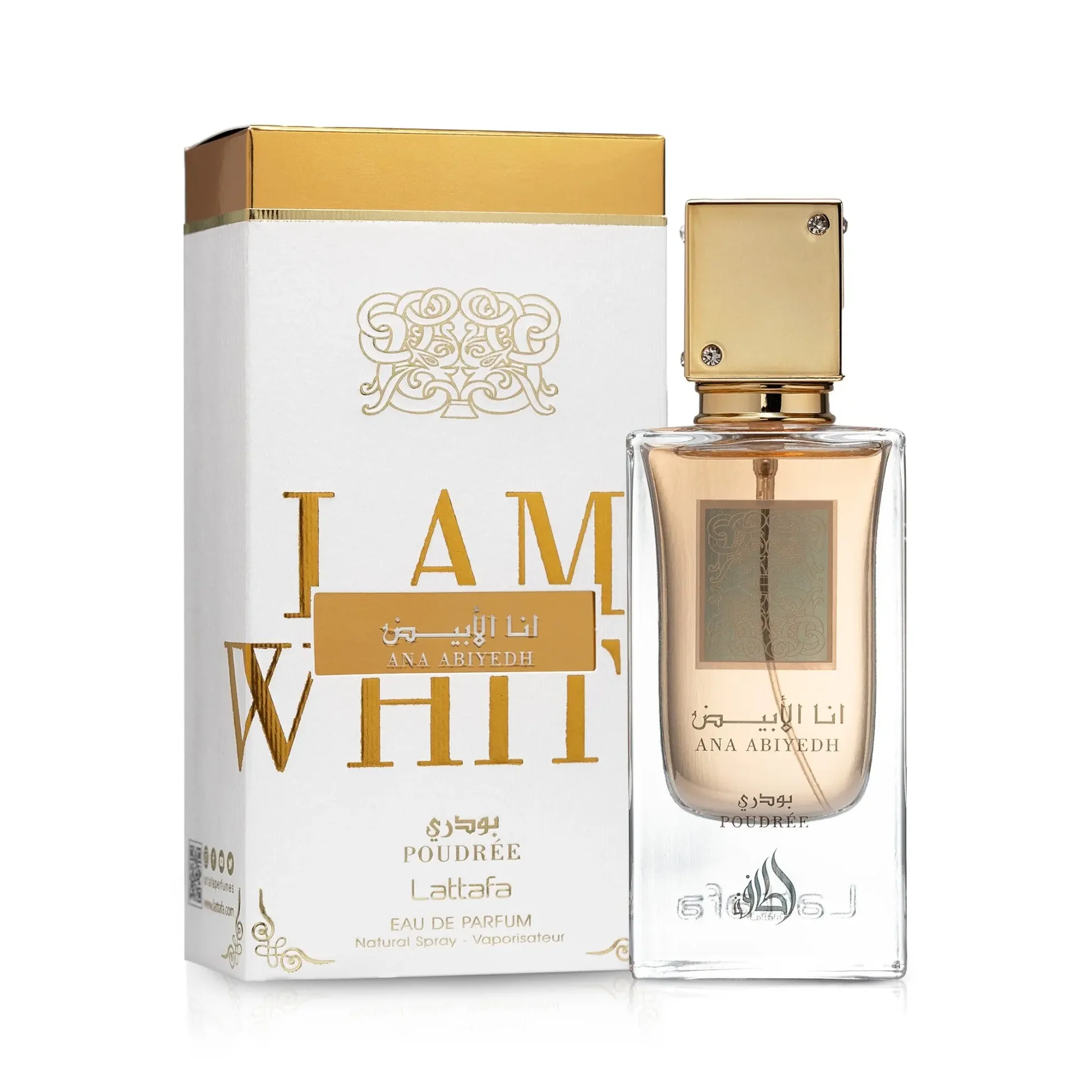 Lattafa Ana Abiyedh Poudree Women EDP 60ML