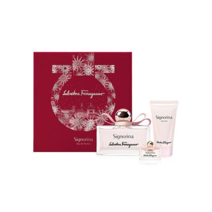 Salvatore Ferragamo Signorina Eau de Parfum Gift Set For Women 3Pcs