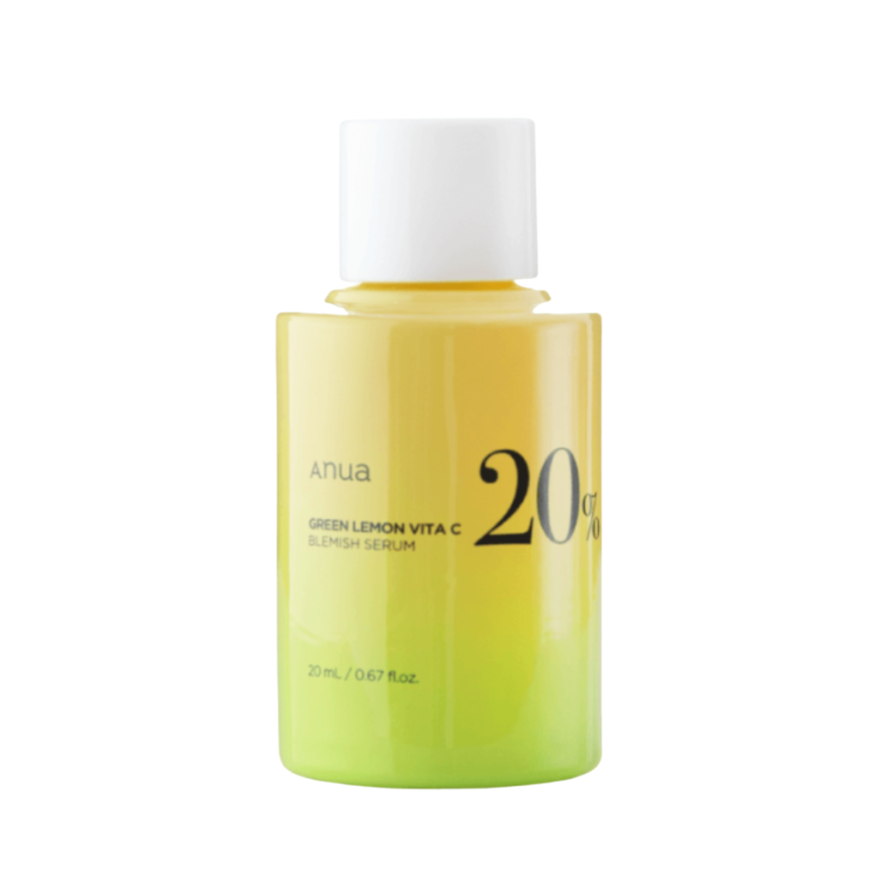 Anua Green Lemon Vitamin C Serum with Vitamin E, Hyaluronic & Ferulic Acid 0.67 fl.oz / 20ML