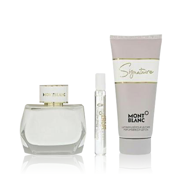 MontBlanc Signature Eau de Parfum 90ML & 7.5ML With Body Lotion 100ML Gift Set