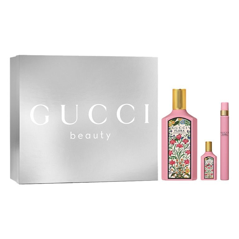 Gucci Flora Gorgeous Orchid Woman 3 PC Gift Set EDP 100ML + EDP 10ML + EDP 5ML