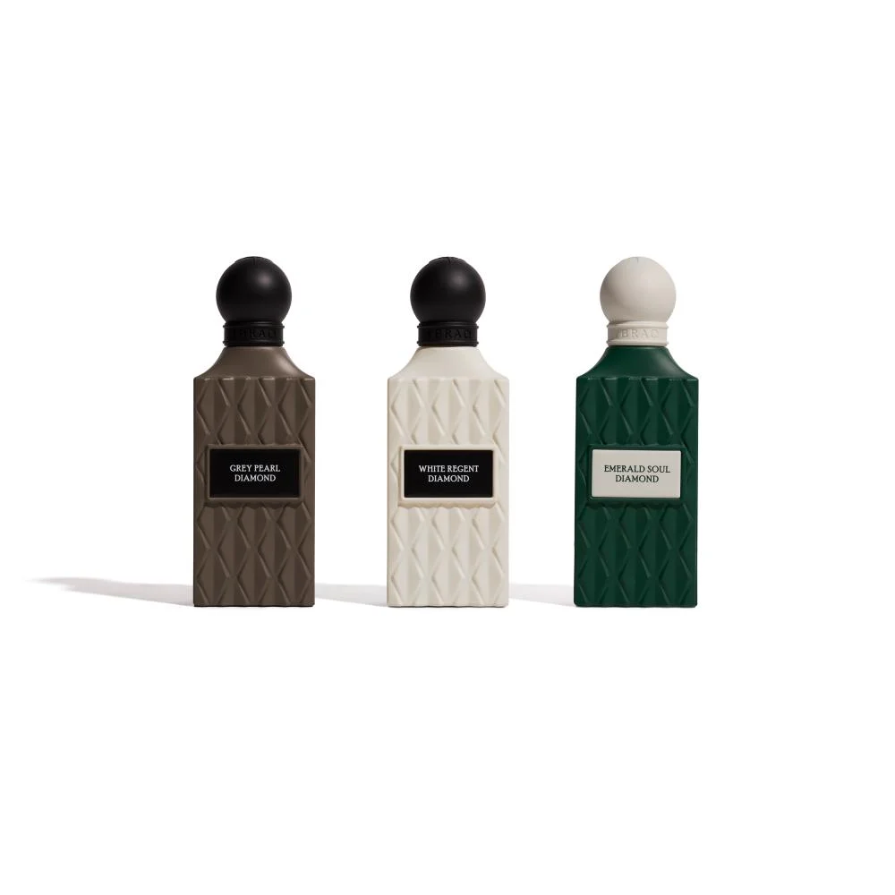 Ibraq Diamon Collection Grey Box x 3 Pc Set