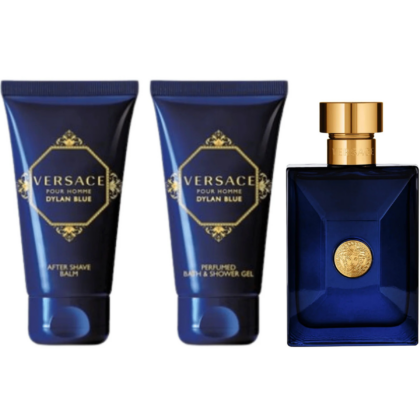 Versace Dylan Blue Eau de Parfum Gift Set For Women 50ML 3Pcs