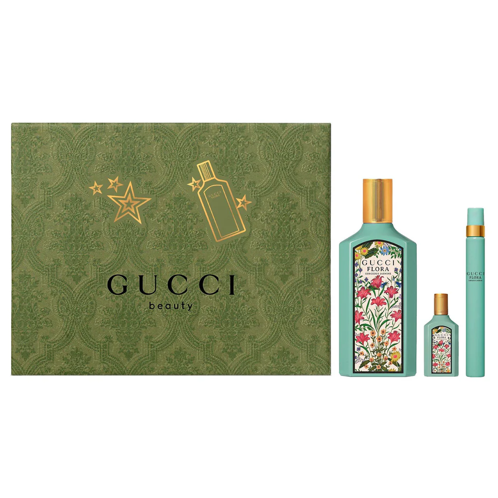 Gucci Flora Gorgeous Jasmine Women Eau de Parfum 3 PC Gift Set