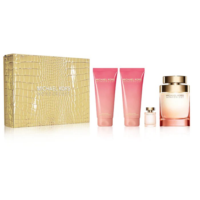 Michael Kors Wonderlust Eau de Parfum Gift Set For Women 100ML Set 4Pcs