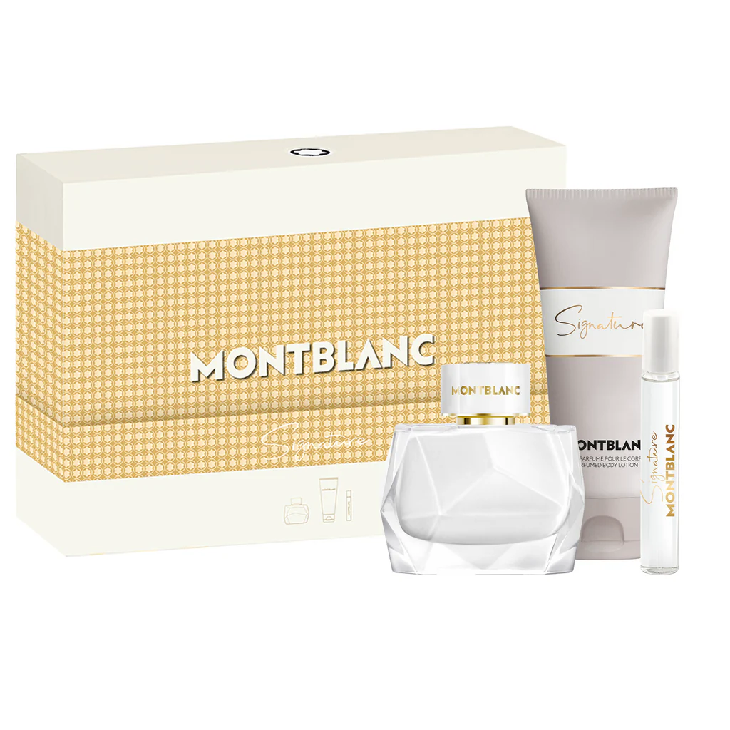 MontBlanc Signature Eau de Parfum 90ML & 7.5ML With Body Lotion 100ML Gift Set