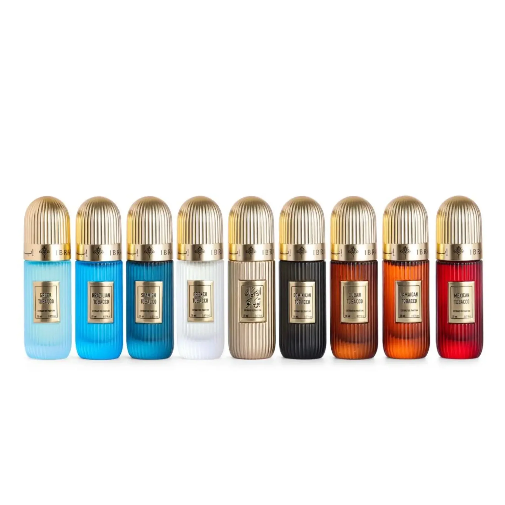 IBRAQ Tobacco Collection Unisex EDP Set 9pc X 20ml