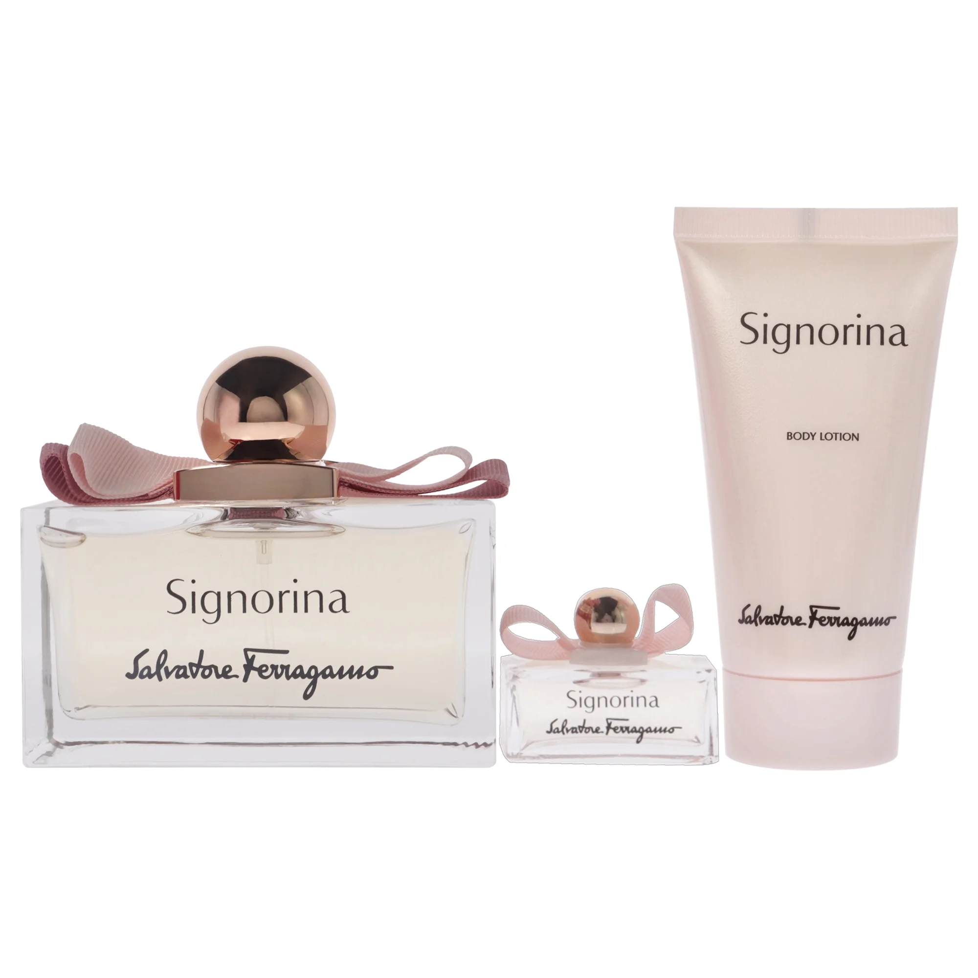 Salvatore Ferragamo Signorina Eau de Parfum Gift Set For Women 3Pcs