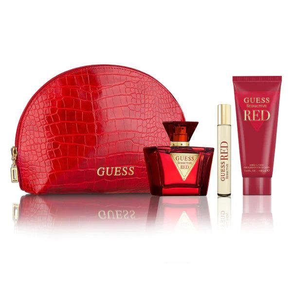 Guess Seductive Red Women Eau De Toilette Gift Set 4Pcs